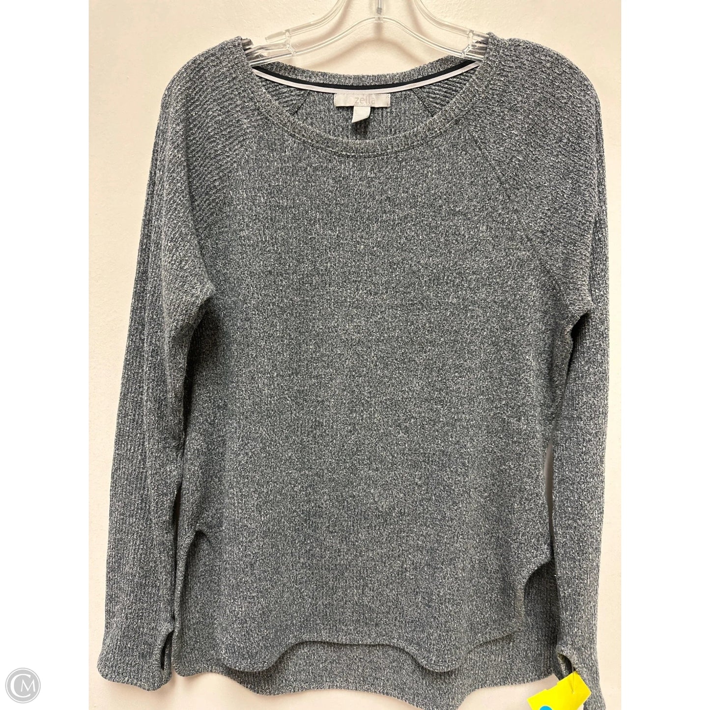 Athletic Top Long Sleeve Crewneck By Zella In Grey, Size: L