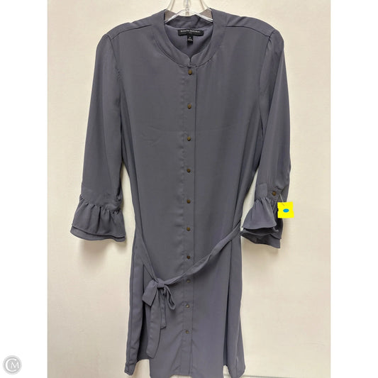 Dress Casual Midi By Banana Republic In Grey, Size: S