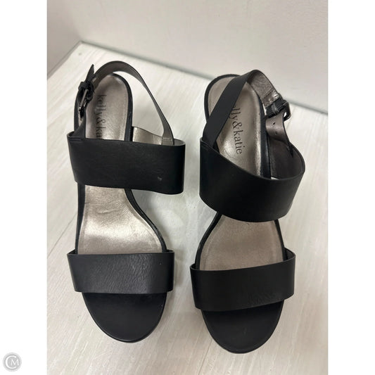 Shoes Heels Block By Kelly And Katie In Black, Size: 7.5