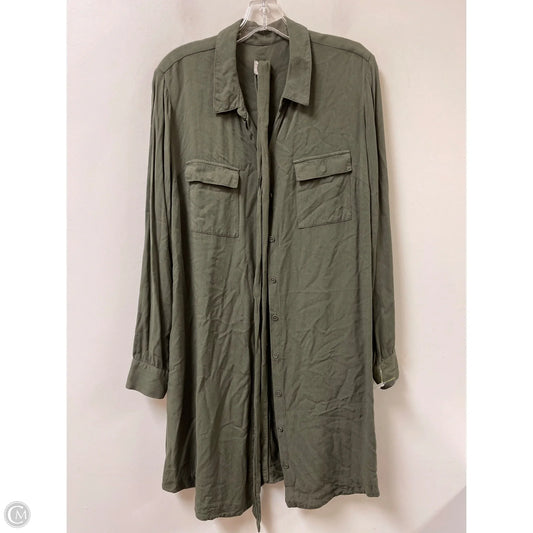 Dress Casual Midi By A New Day In Green, Size: L