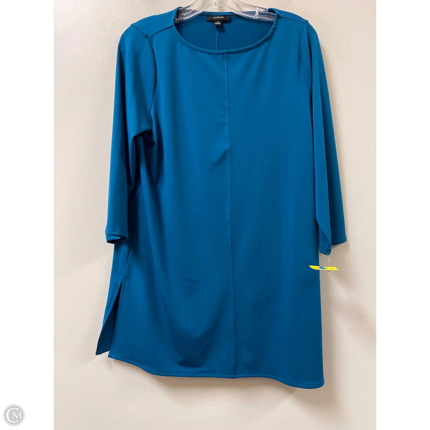 Top Long Sleeve By Alfani In Blue, Size: M