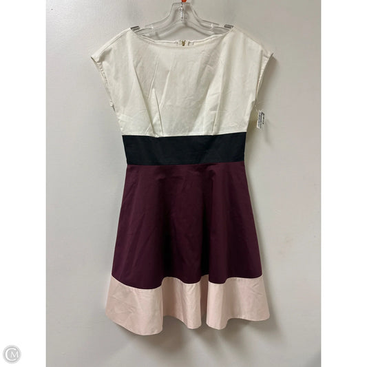 Dress Designer By Kate Spade In Purple & White, Size: S