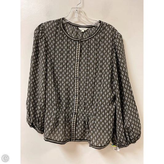 Top Long Sleeve By Max Studio In Black, Size: L