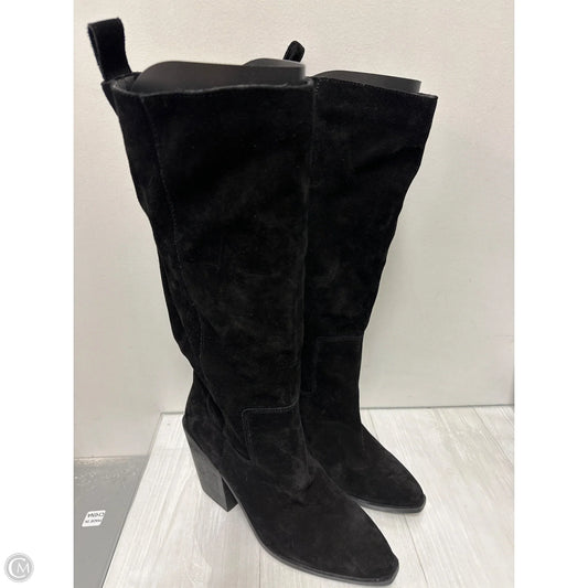 Boots Mid-calf Heels By Steve Madden In Black, Size: 11