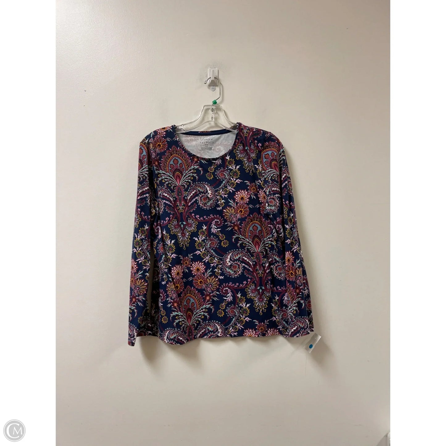 Top Long Sleeve By Talbots In Multi-colored, Size: Xlp