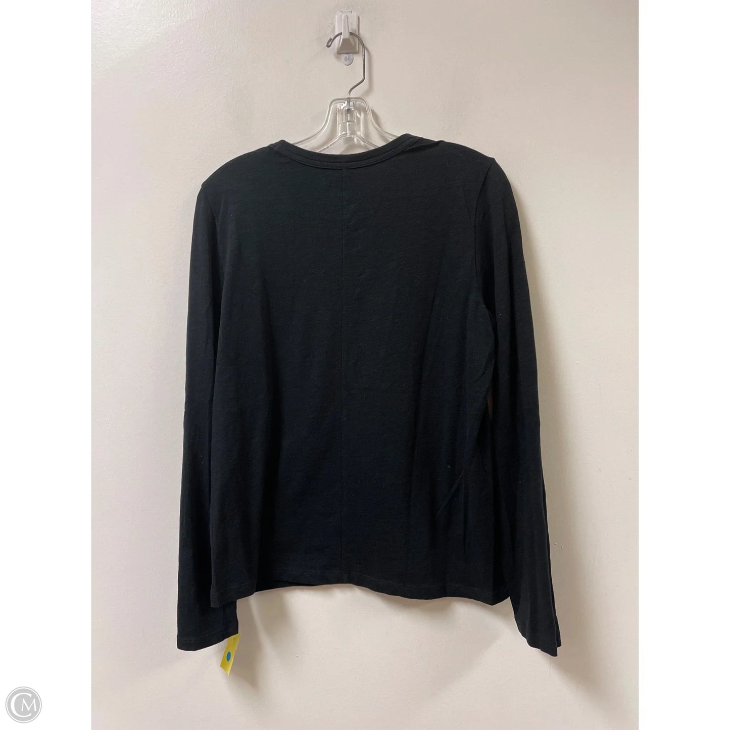 Top Long Sleeve By Gap In Black, Size: L