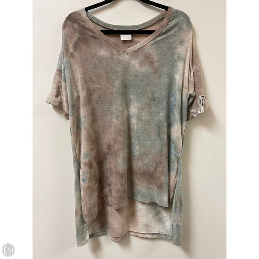 Top Short Sleeve By Sew In Love In Multi-colored, Size: L