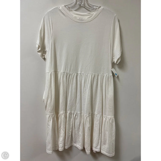Dress Casual Midi By Old Navy In White, Size: L