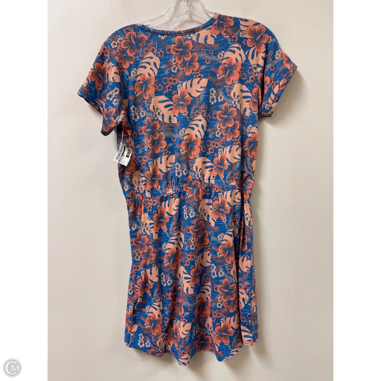 Athletic Dress By Columbia In Blue & Orange, Size: L
