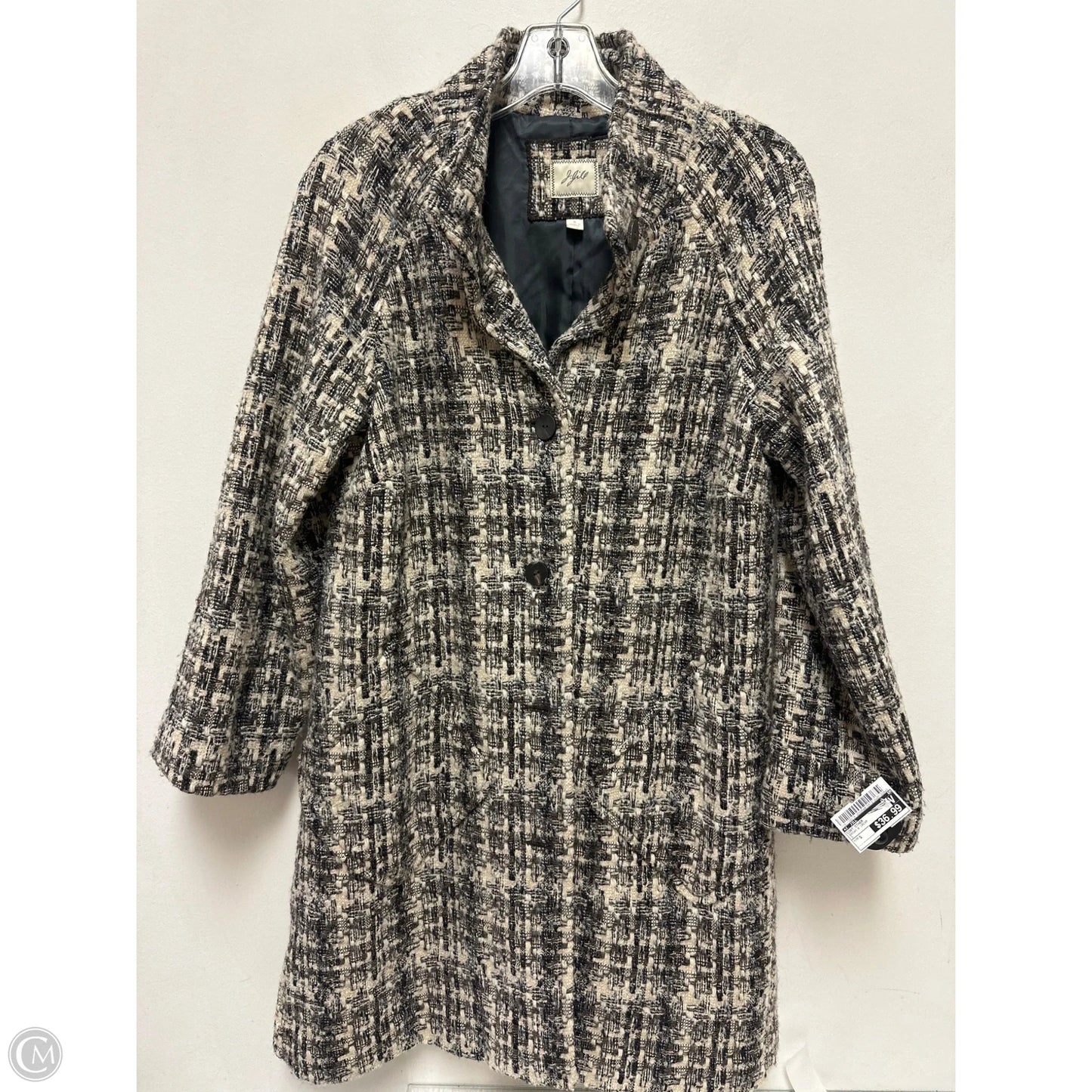 Coat Other By J. Jill In Brown & Cream, Size: S