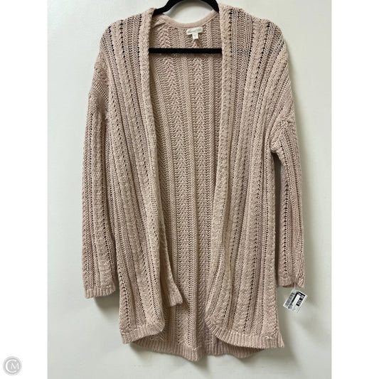 Cardigan By Garnet Hill In Pink, Size: S