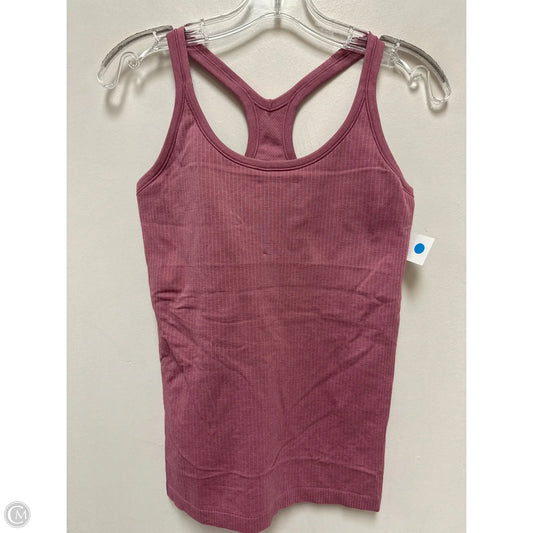 Athletic Tank Top By Lululemon In Pink, Size: M