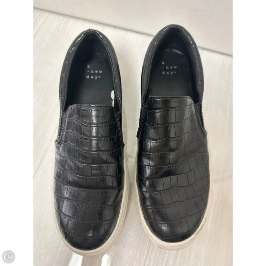 Shoes Flats By A New Day In Black, Size: 7