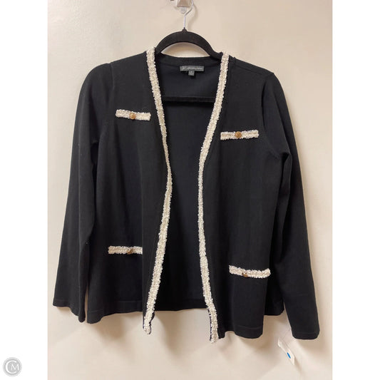 Cardigan By Adrianna Papell In Black & White, Size: M