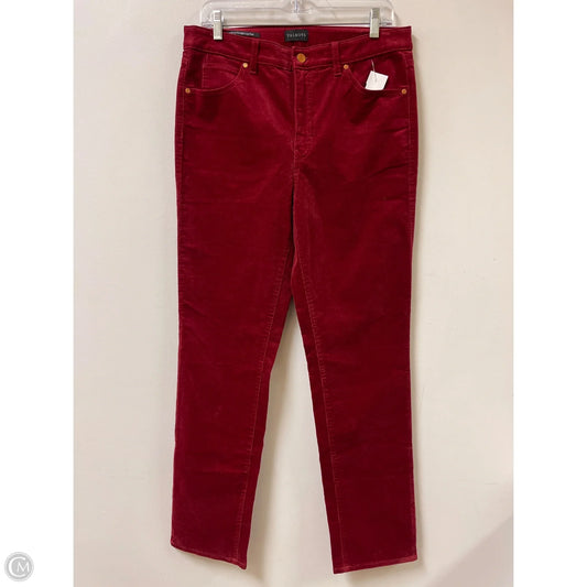 Pants Corduroy By Talbots In Red, Size: 8