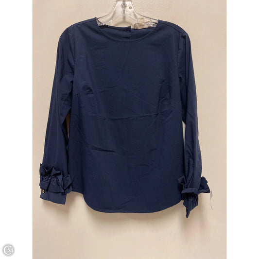 Top Long Sleeve By Michael By Michael Kors In Navy, Size: S