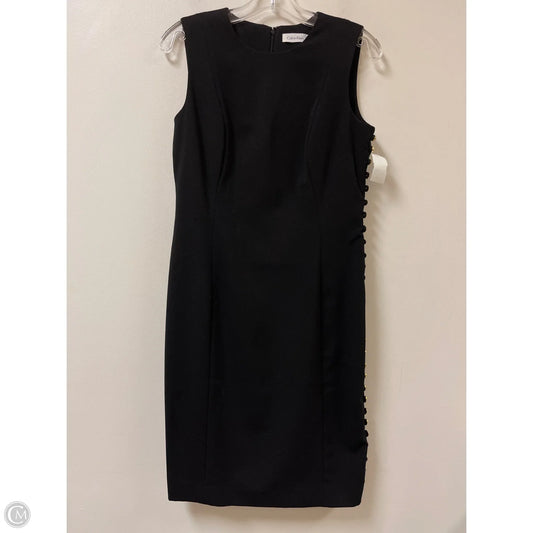 Dress Casual Midi By Calvin Klein In Black, Size: S