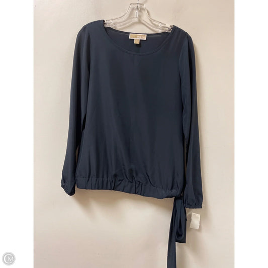 Top Long Sleeve By Michael By Michael Kors In Navy, Size: S