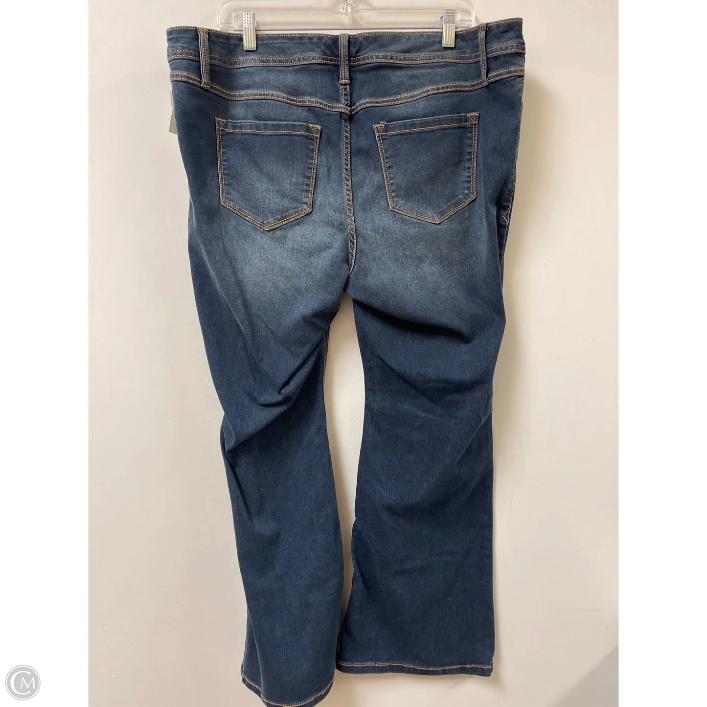 Jeans Boot Cut By Torrid In Blue Denim, Size: 18