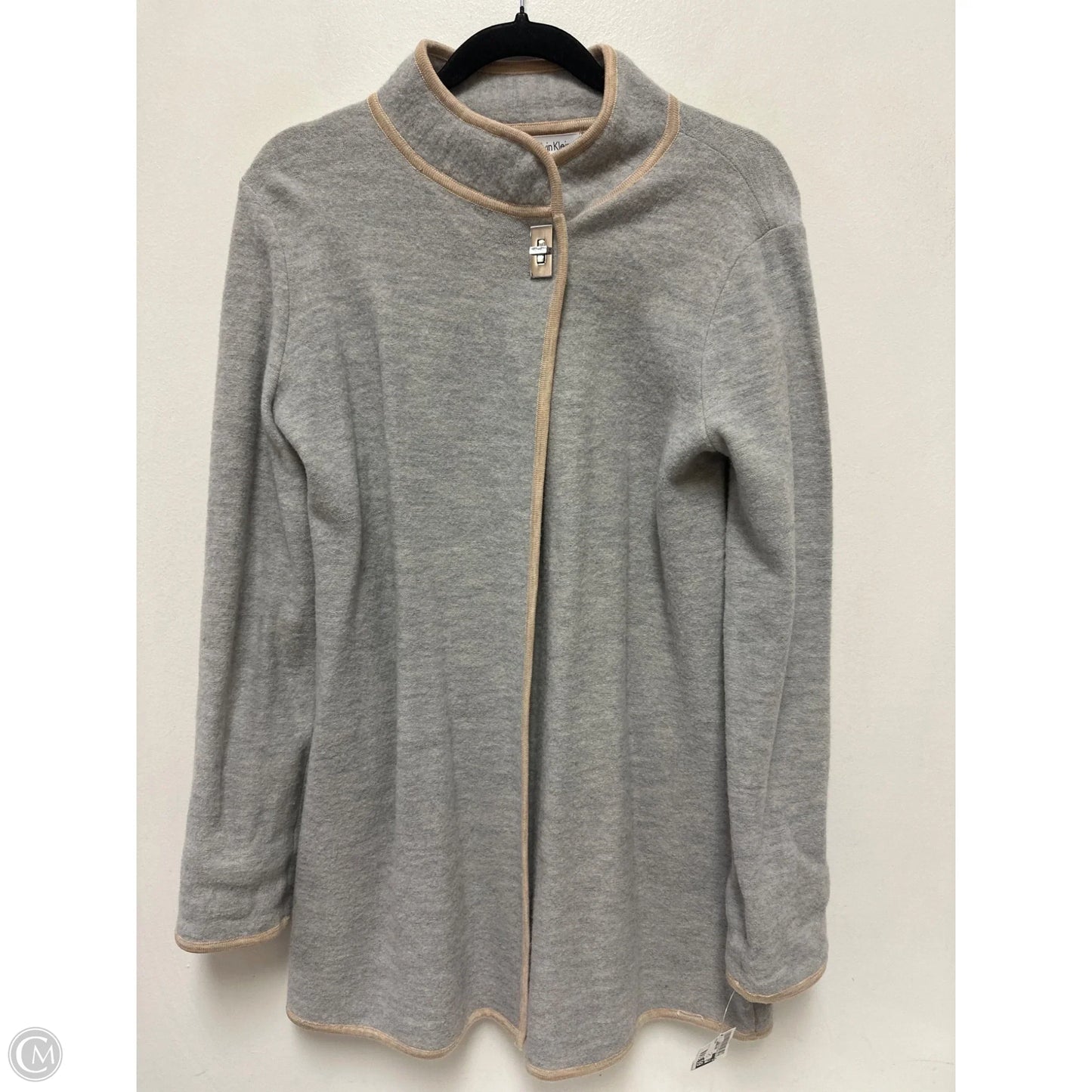 Cardigan By Calvin Klein In Grey, Size: S