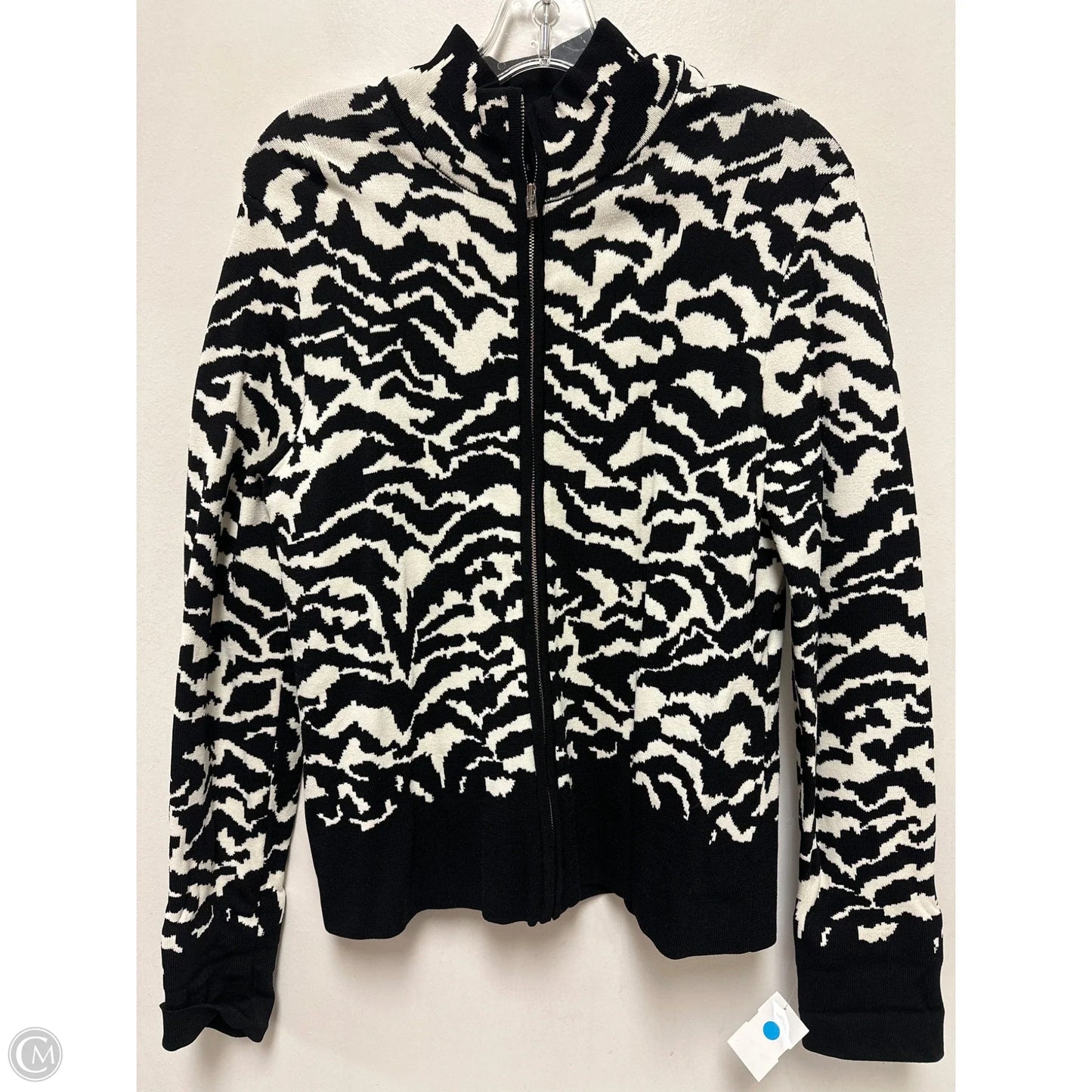 Jacket Other By Jones New York In Black & White, Size: L