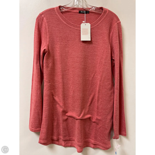 Top Long Sleeve By Clothes Mentor In Red, Size: S