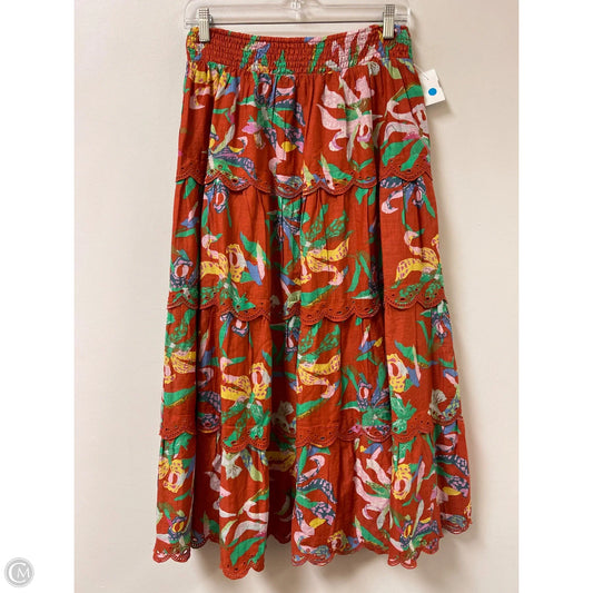 Skirt Maxi By Maeve In Orange, Size: 4