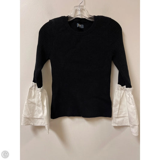 Top Long Sleeve By Maeve In Black, Size: M