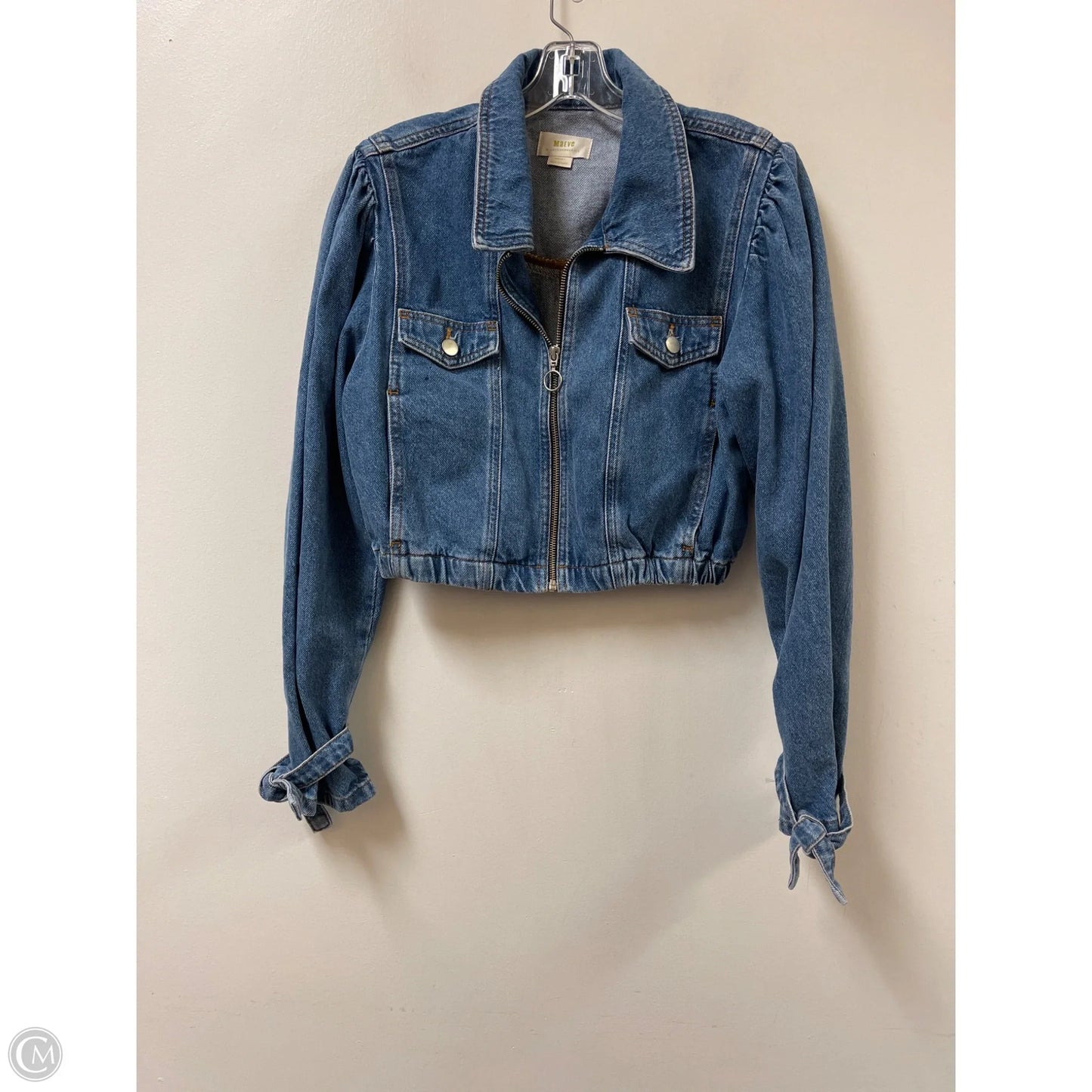 Jacket Denim By Maeve In Blue Denim, Size: Mp