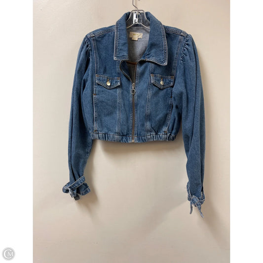 Jacket Denim By Maeve In Blue Denim, Size: Mp