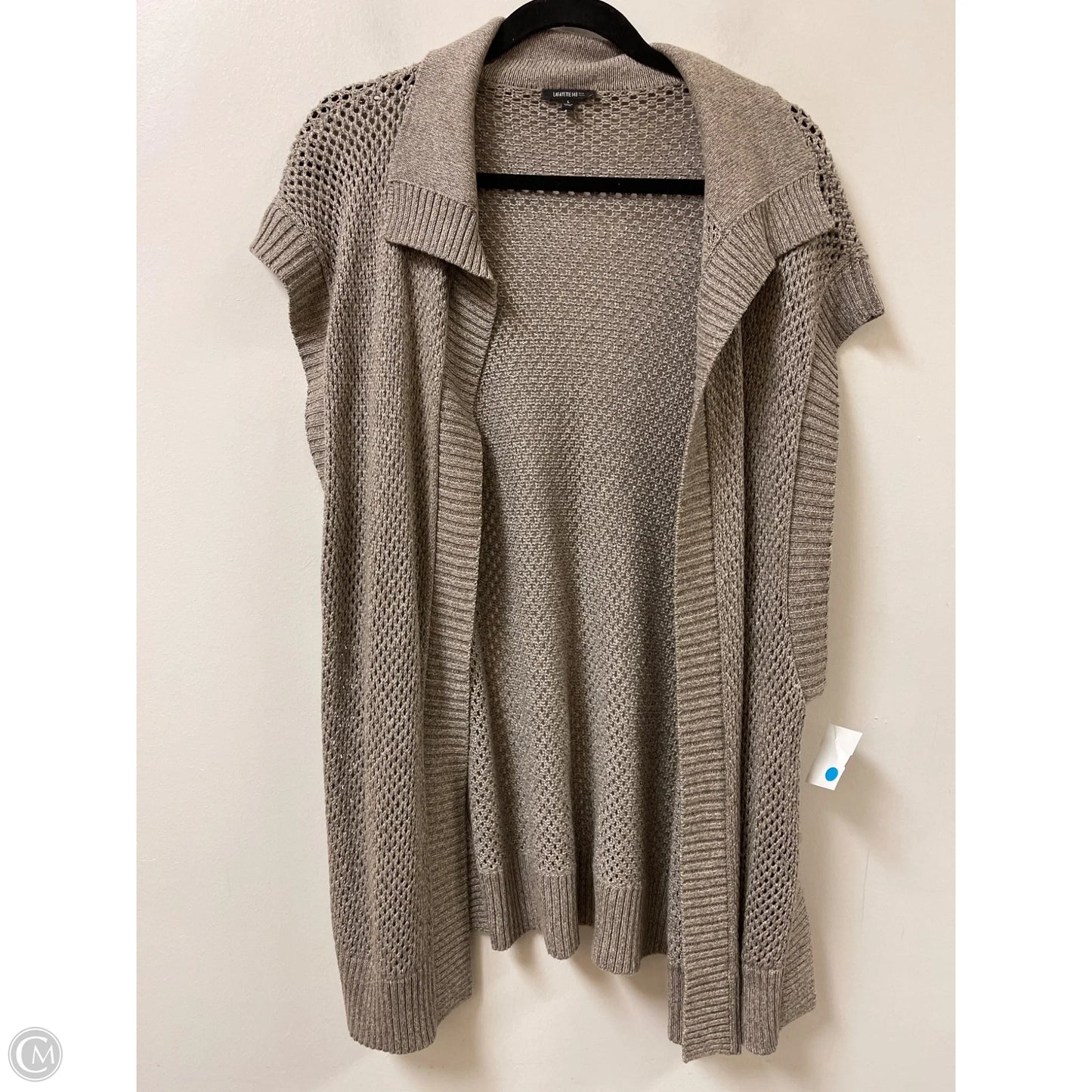 Cardigan Designer By Lafayette 148 In Brown, Size: L