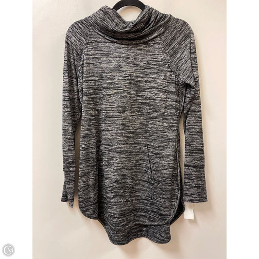Sweater By Tahari In Black & Grey, Size: M
