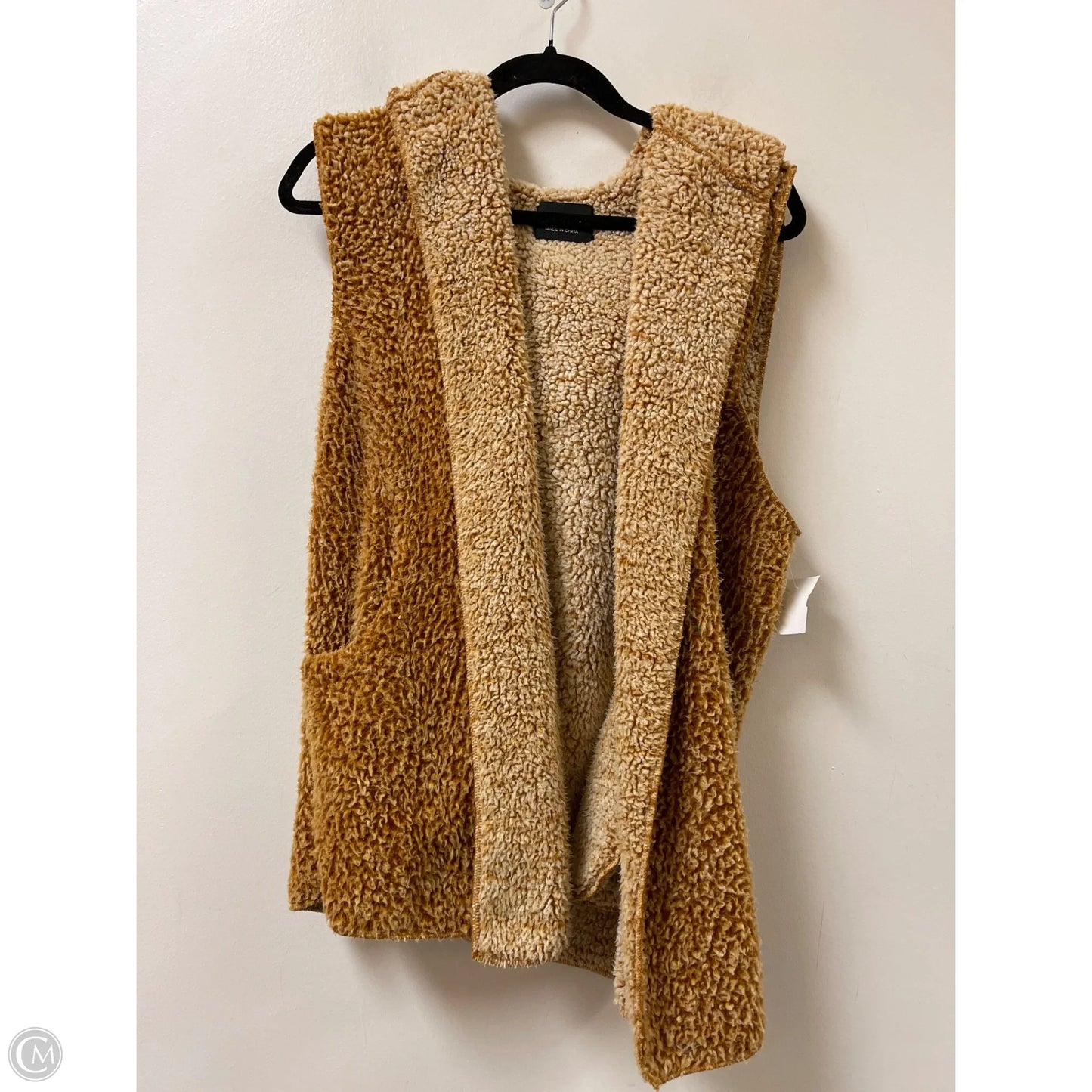 Sweater Cardigan By Love Tree In Orange, Size: M