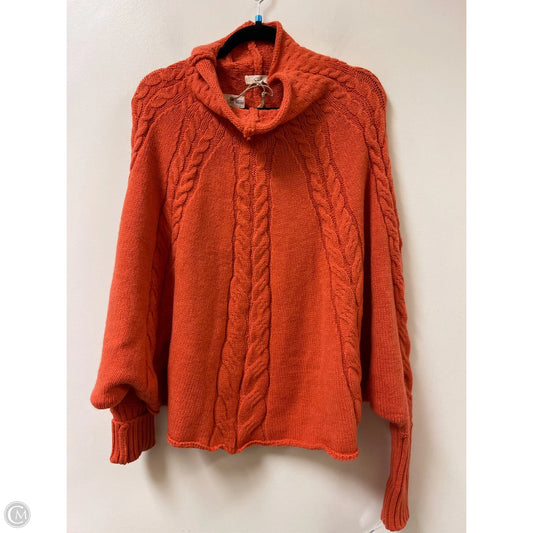 Sweater By Easel In Orange, Size: S