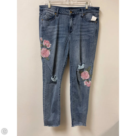 Jeans Skinny By Lane Bryant In Blue Denim, Size: 16