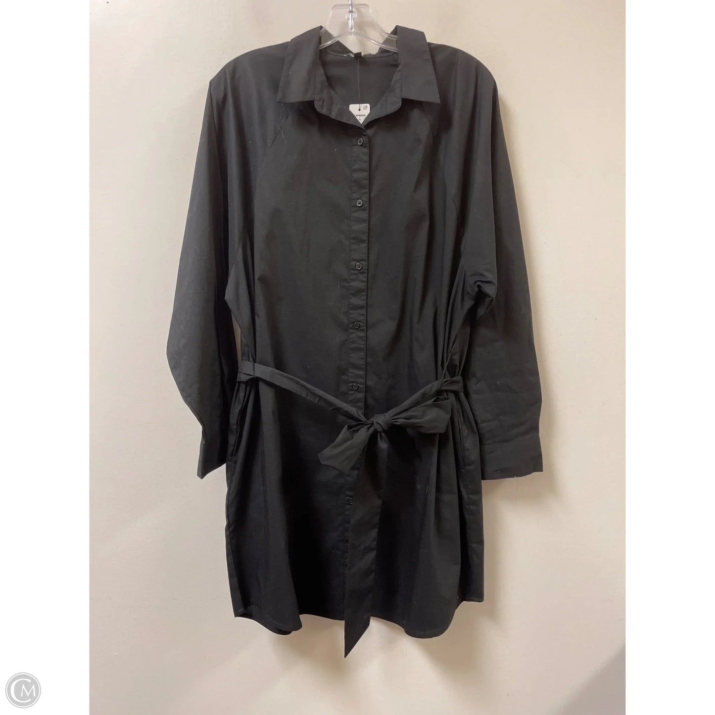 Dress Casual Midi By Express In Black, Size: M