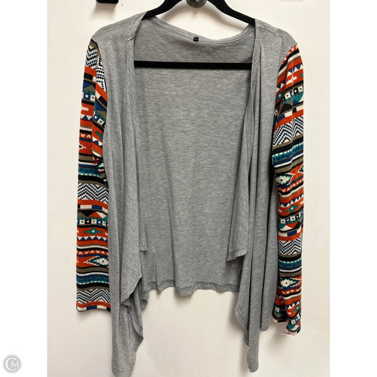 Cardigan By Clothes Mentor In Grey, Size: Xl
