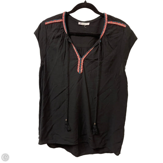 Top Short Sleeve By Dr2 In Black, Size: S