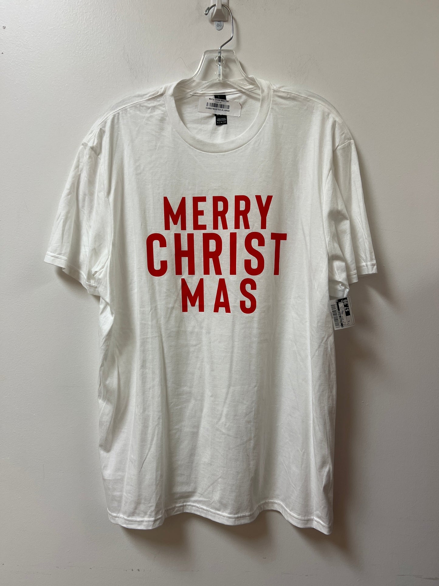 Top Short Sleeve Basic By Clothes Mentor In White, Size: Xl