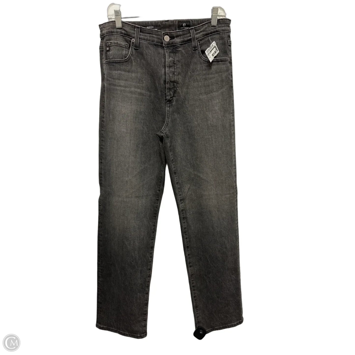 Jeans Straight By Ag Jeans In Black, Size: 14