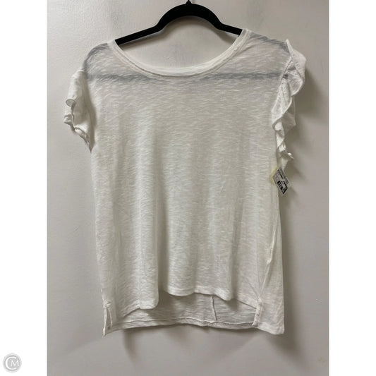 Top Short Sleeve By Pilcro In White, Size: Xs