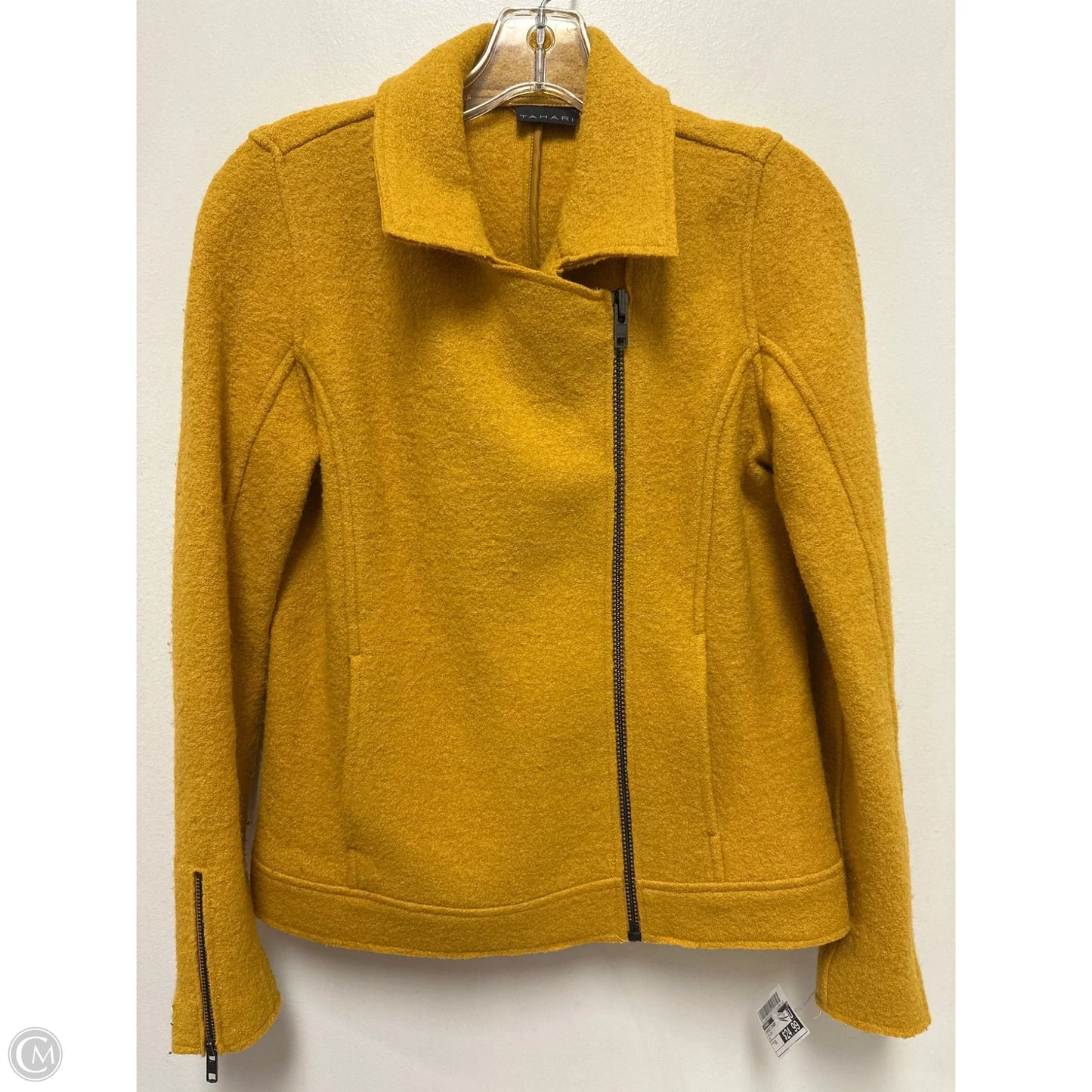 Jacket Other By Tahari In Yellow, Size: Xs