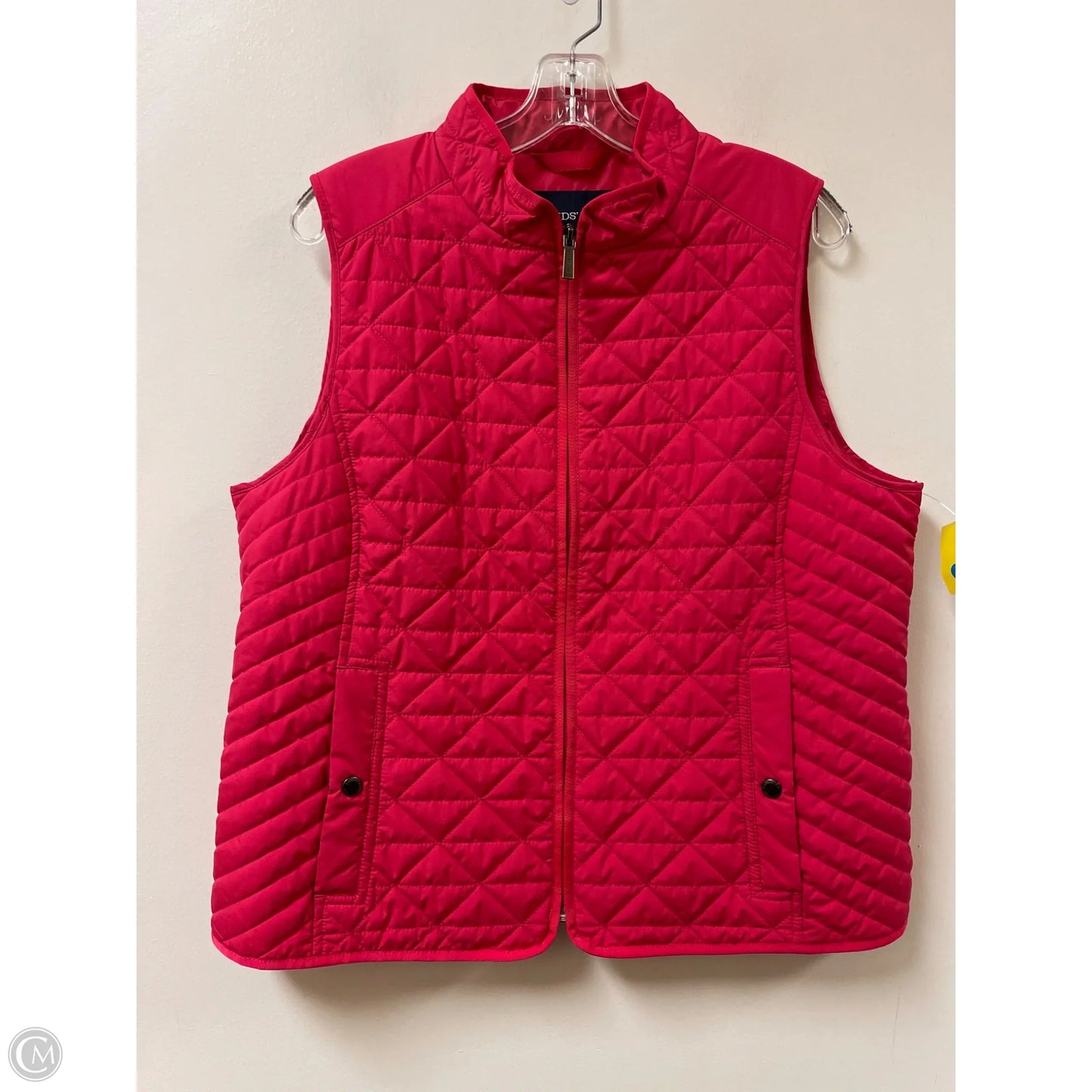 Vest Puffer & Quilted By Lands End In Pink, Size: Lp