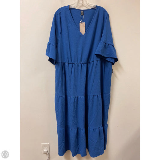 Dress Casual Maxi By Emery Rose In Blue, Size: 4x