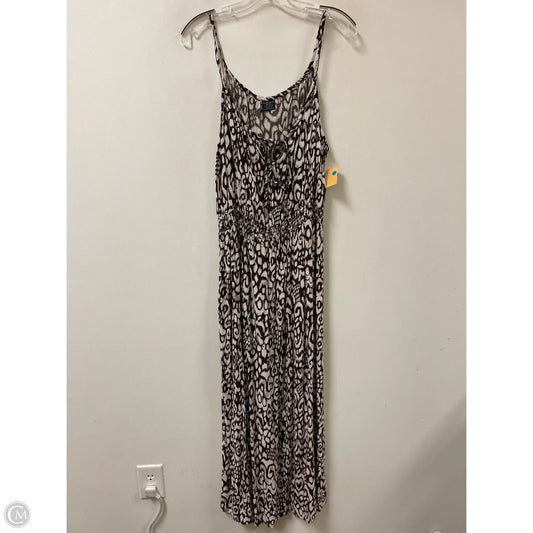 Dress Casual Maxi By Faded Glory In Brown, Size: 1x