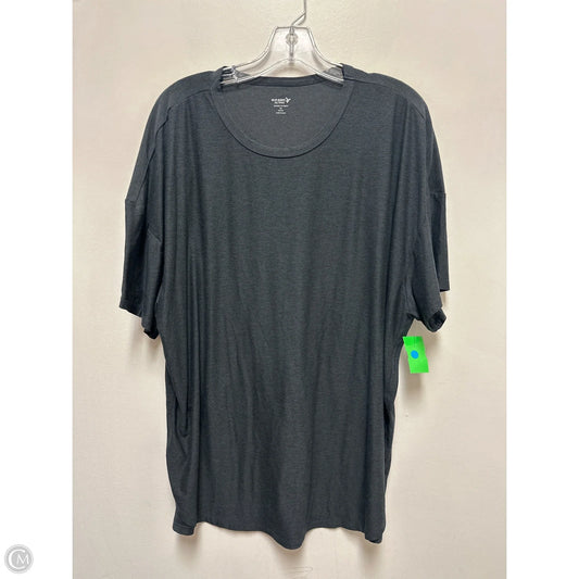 Athletic Top Short Sleeve By Old Navy In Grey, Size: Xl
