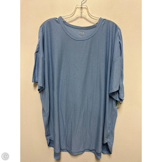 Athletic Top Short Sleeve By Old Navy In Blue, Size: Xl