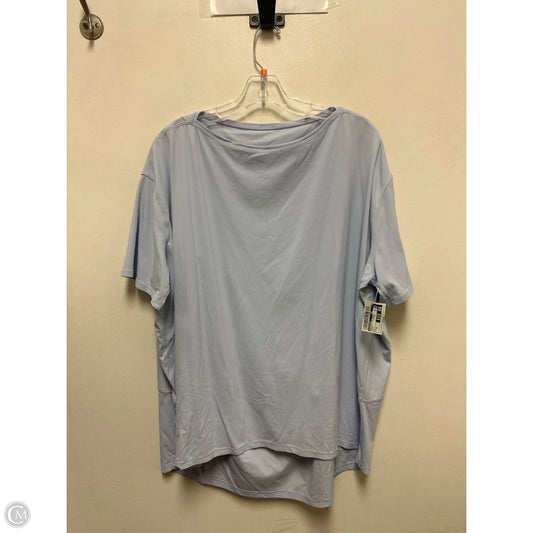 Athletic Top Short Sleeve By Lululemon In Purple, Size: Xl