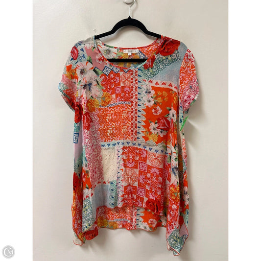 Top Short Sleeve By Clothes Mentor In Multi-colored, Size: S