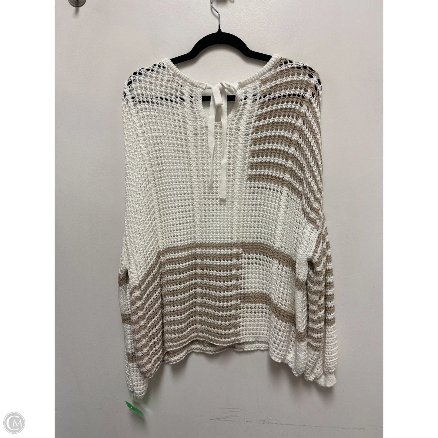 Sweater By Versona In Cream, Size: 1x
